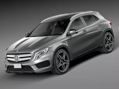 Mercedes-Benz GLA 45AMG 2014 3D model