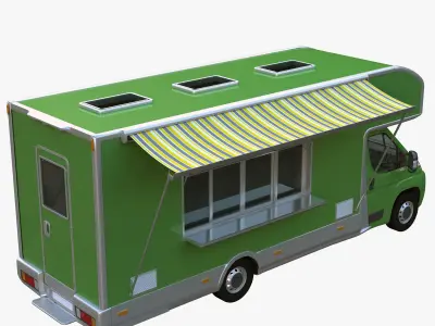 Food truck 3D model