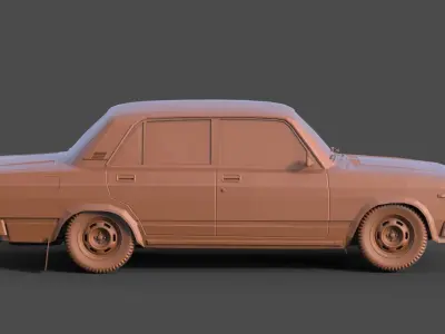 Vaz 2105 3D print model