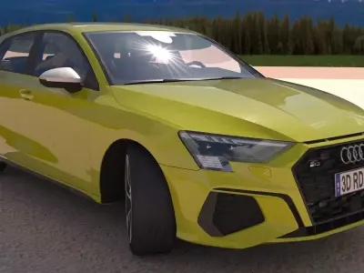 Audi-S3 2024 Sportback 3D model