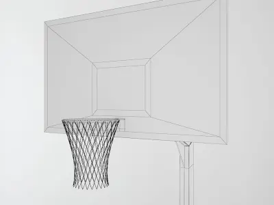 Basketball basket 3D model