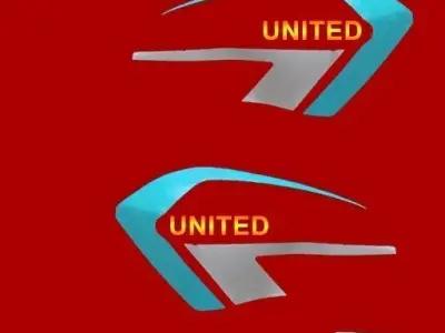 United Chingchi Rickshaw Model Low Poly Low-poly 3D model