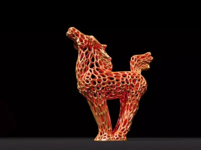 Horse Symbol of 2026 3D print model