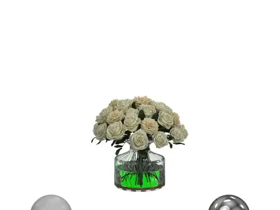 bouquet of roses 3D model