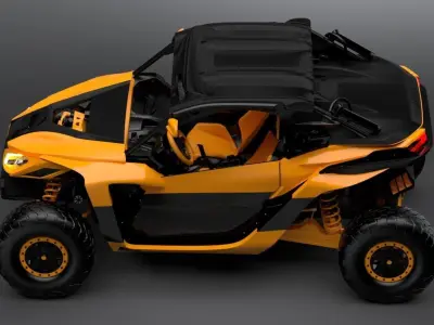 MANSORY Xerocole Buggy 3D Model HQ Detail Low-poly 3D model