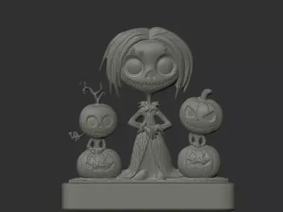 hallowen pumpkin decor  3D print model