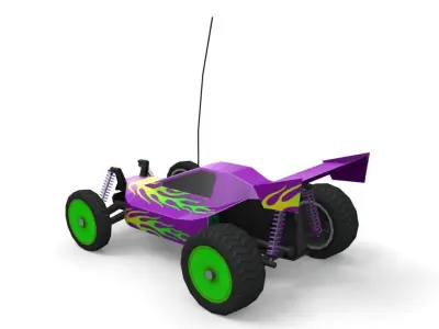Game Ready RC Buggy Low-poly 3D model