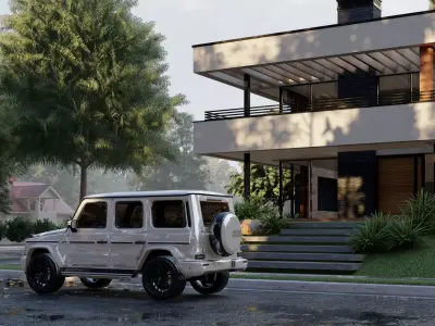 2023 Mercedes Benz G63 AMG - G Wagon  Low-poly 3D model