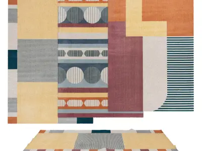 Rugs No 580 Low-poly 3D model