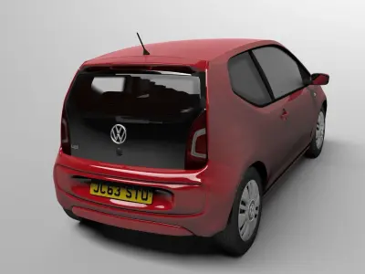 VW Up 3 door with HQ interior 2013  3D model