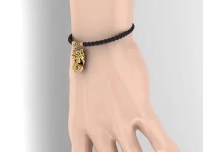 bracelet  snake lion dance cute 3D print model