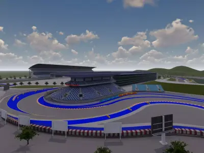 F1 Track Concept 3D model