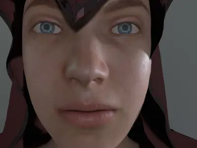 DAYANA Low-poly 3D model