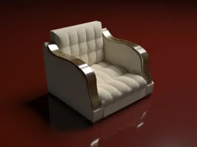Armchair 3D model get