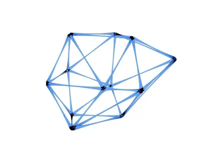 Straching Object Using MoGraph Animation Low-poly 3D model