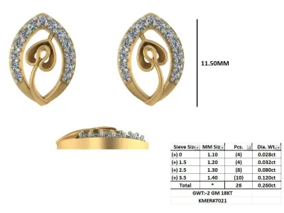 Collection 31 Jewelry Earring 3D print model 3D print model