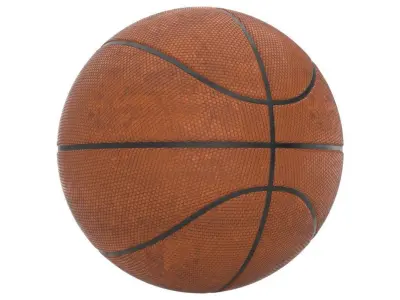 Basketball Textured 3D model