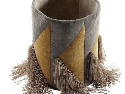 Decorative basket set 3D model