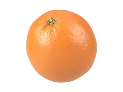 Photorealistic Orange 3D Scan 3 3D model
