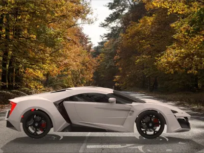 lykan hypersport 3D print model