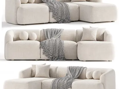 Sofa Rinconera modular Sofia 3D model