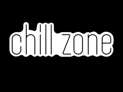 Chill Zone Neon Sign 3D model