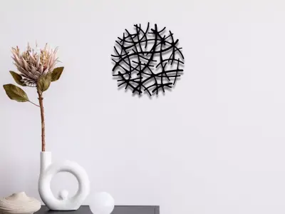 Abstract Wall Art 3D print model 26