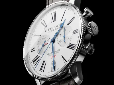 Watch Ulysse Nardin Torpilleur 3D model