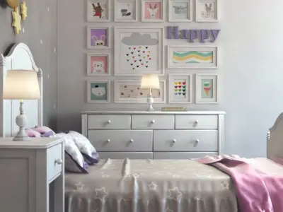 Kids Bedroom  3D model