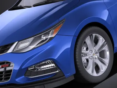 Chevrolet Cruze sedan 2016 VRAY 3D model