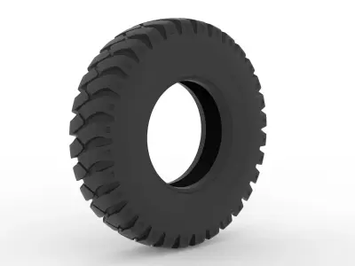 Truck Tyre 3D model by 3D-POLY-CRAFT-STUDIO