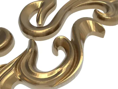  decorative pattern ready for 3D printing 3D model 412