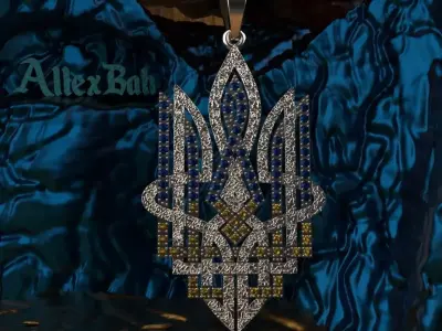 Ukrainian Trident 3D print model