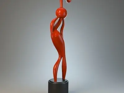 Sculpture Harlequin 3D model