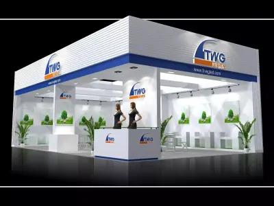 Exhibition - Area - 12X7-3DMAX2009-06 3D model