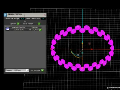 Womens Ring Ebish 3D print model