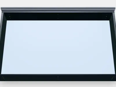 HAUGA Upholstered bed storage box Low-poly 3D model