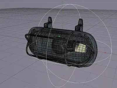 Old Cellar Lamp Free 3D model