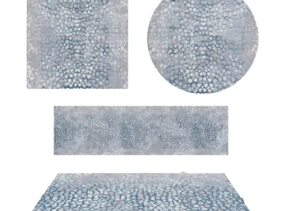 Rugs No 1023 Low-poly 3D model