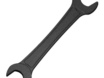 Plastic Exquisite Hand Tool Spanner Toy 3D model