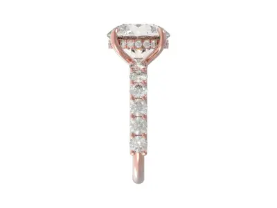 Engagement Ring U shape  3D print model