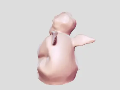 angel baby statue 3D print model