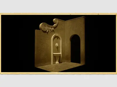 pseudo classic fountain Free 3D model