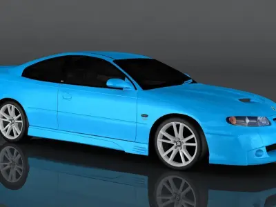 Vauxhall Monaro Low-poly 3D model