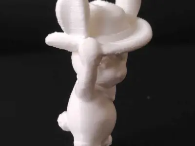 Cowboy Rabbit 3D print model