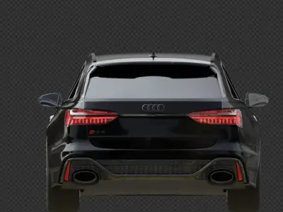 audi r6  3D model