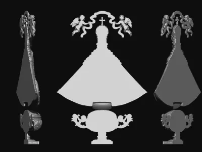 San Juan de los Lagos Virgin - CNC - 3D print model