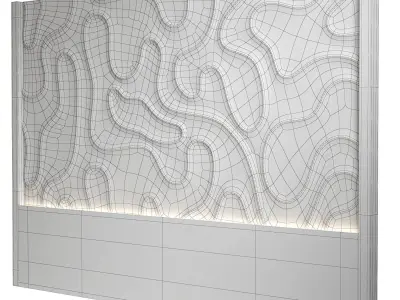 Decorativ panel 20 3D model