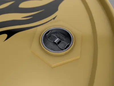 Realistic Matrax Barrel 3D Model Low-poly 3D model