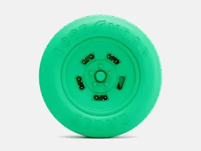 15x4 Halibrand Sprint Wheel Goodyear Eagle 26 Tire 3D print model
